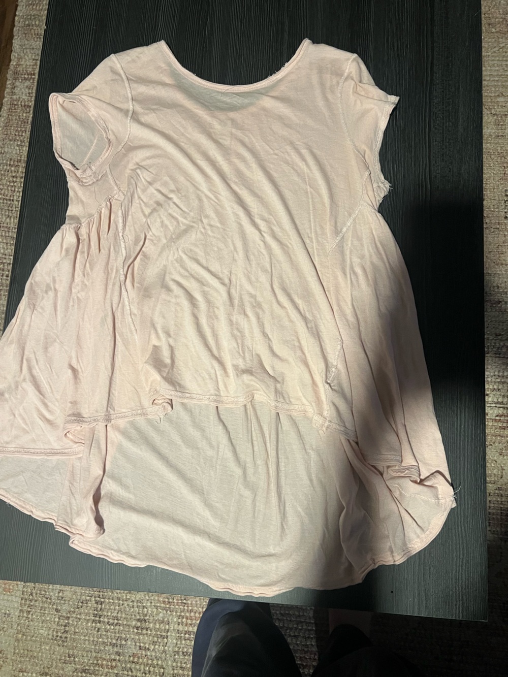 We The Free Pale Pink Short Sleeve Sleep Top